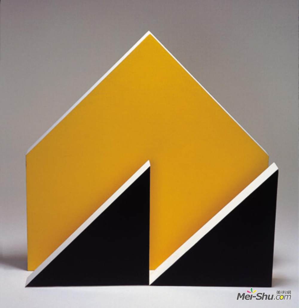 利贾·帕普(Lygia Pape)高清作品《雕塑。黑色和黄色》