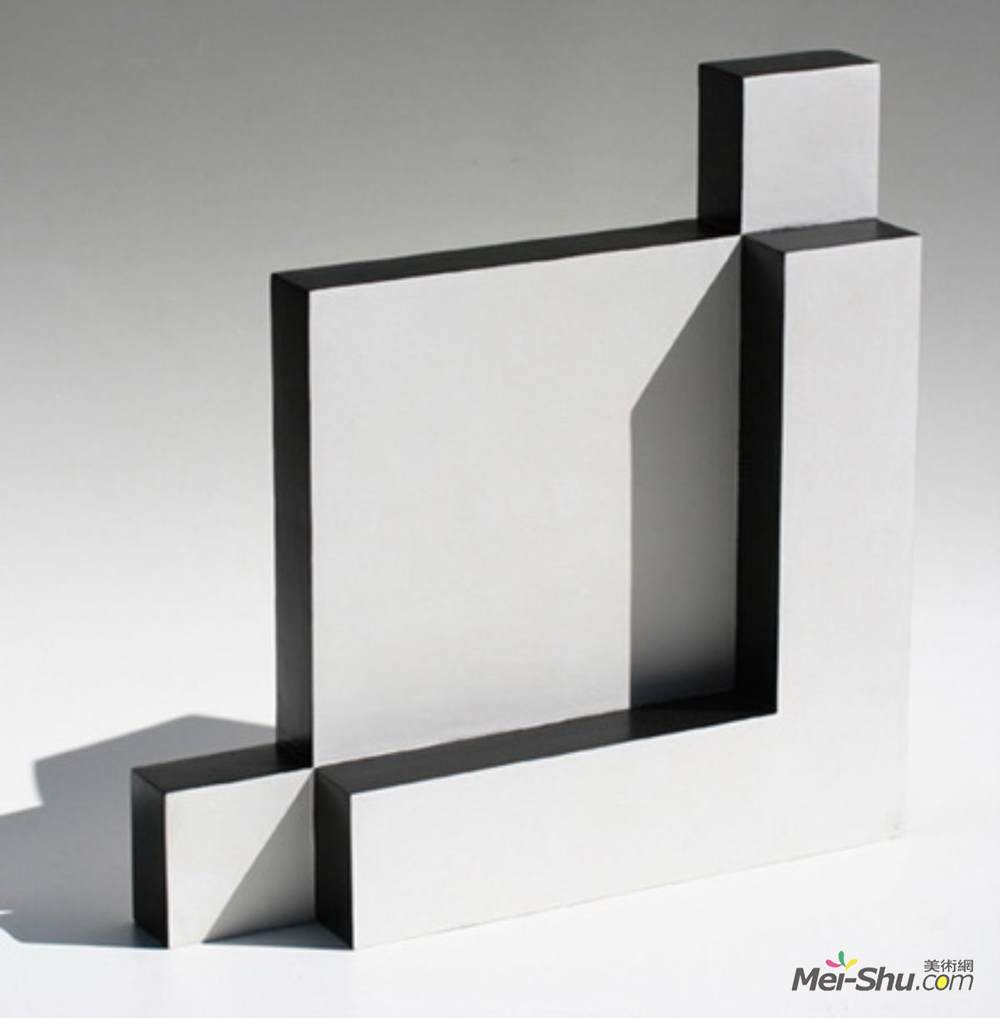 利贾·帕普(Lygia Pape)高清作品《白色和黑色雕塑》