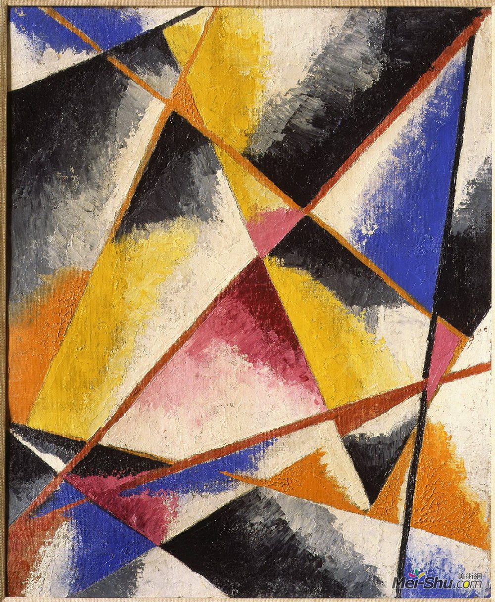 柳博芙·波波娃(Lyubov Popova)高清作品《无题作文》