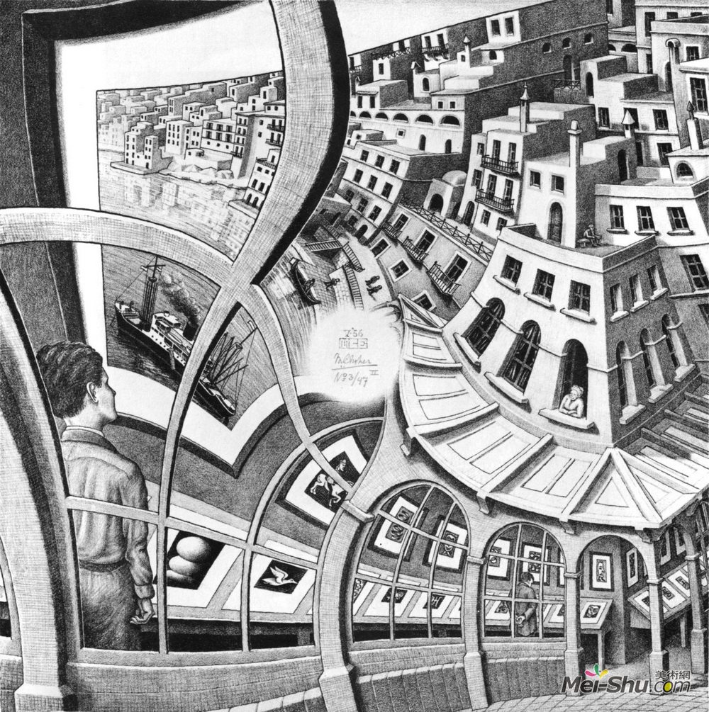 莫里兹·柯尼利斯·艾雪(M.C. Escher)高清作品《打印图库》