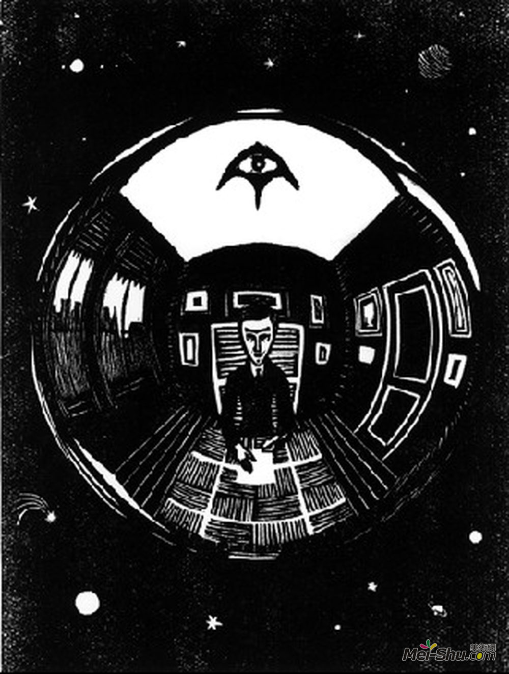 莫里兹·柯尼利斯·艾雪(M.C. Escher)高清作品《球体》