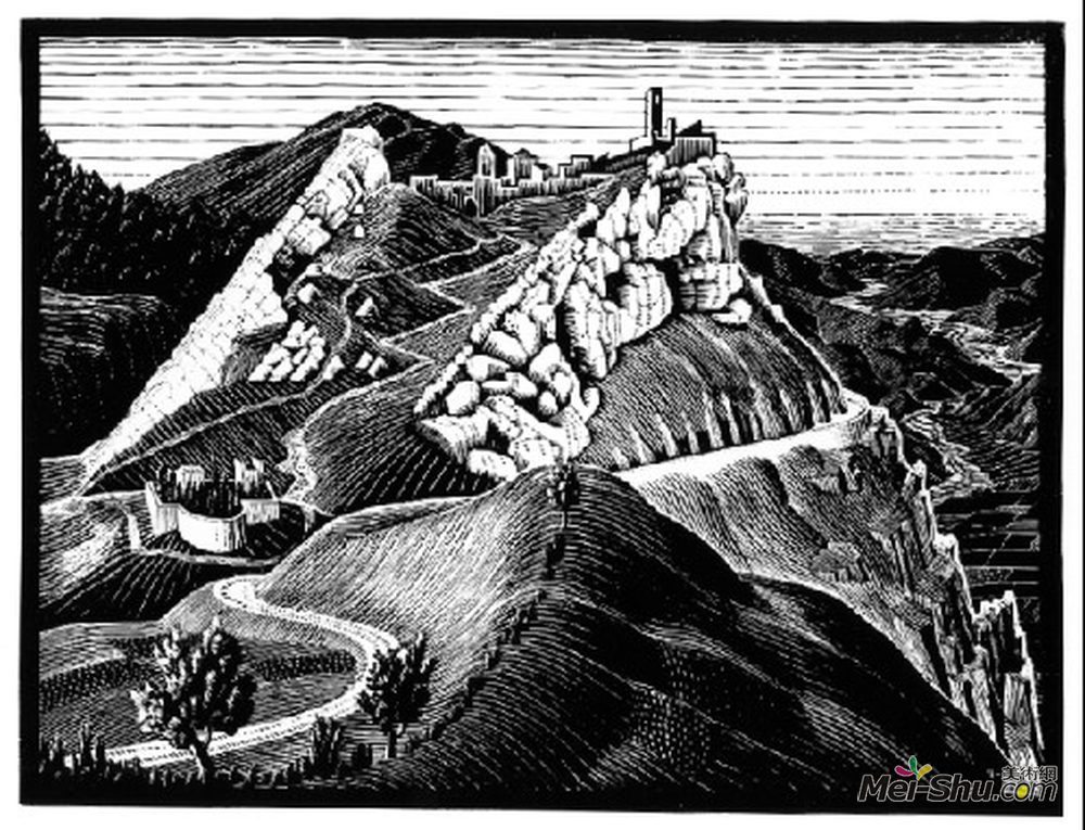 莫里兹·柯尼利斯·艾雪(M.C. Escher)高清作品《未检测到》