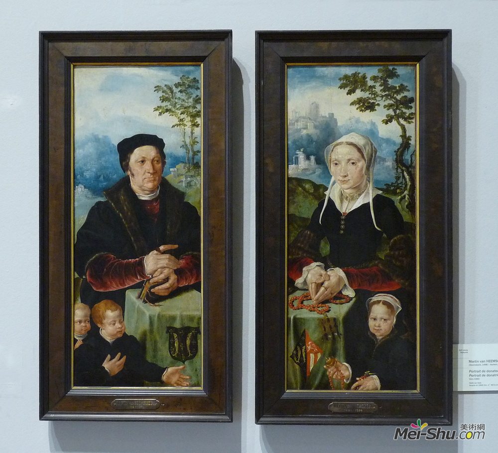 迈尔顿·范·希姆斯柯克(Maerten van Heemskerck)高清作品《捐赠者肖像》