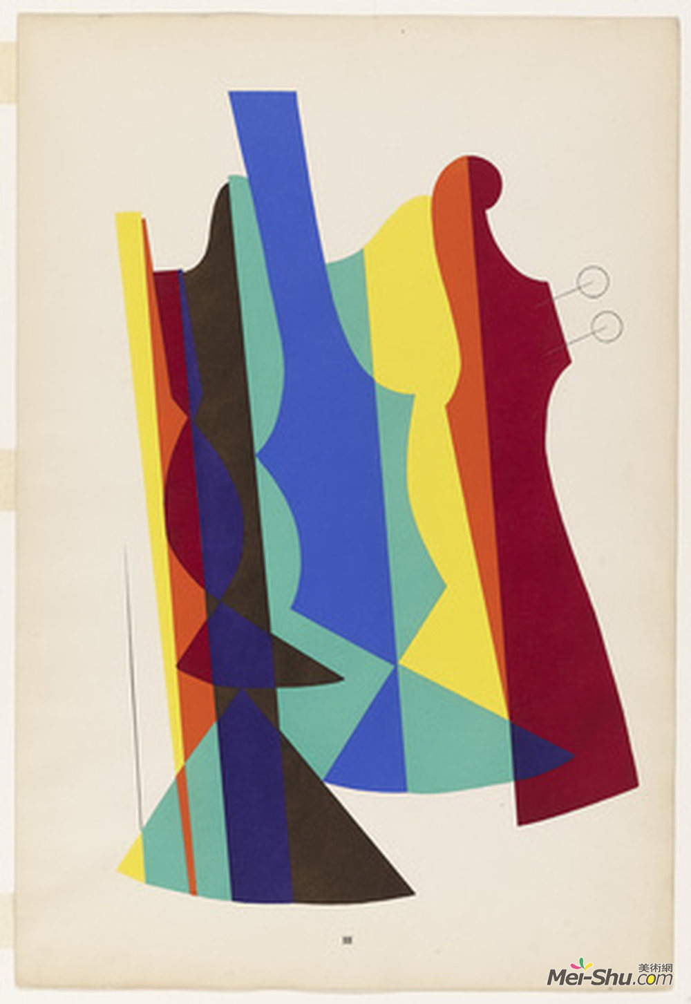 曼·雷(Man Ray)高清作品《来自组合式旋转门的管弦乐队》