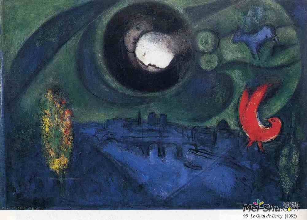 马克·夏加尔(Marc Chagall)高清作品《贝西堤》