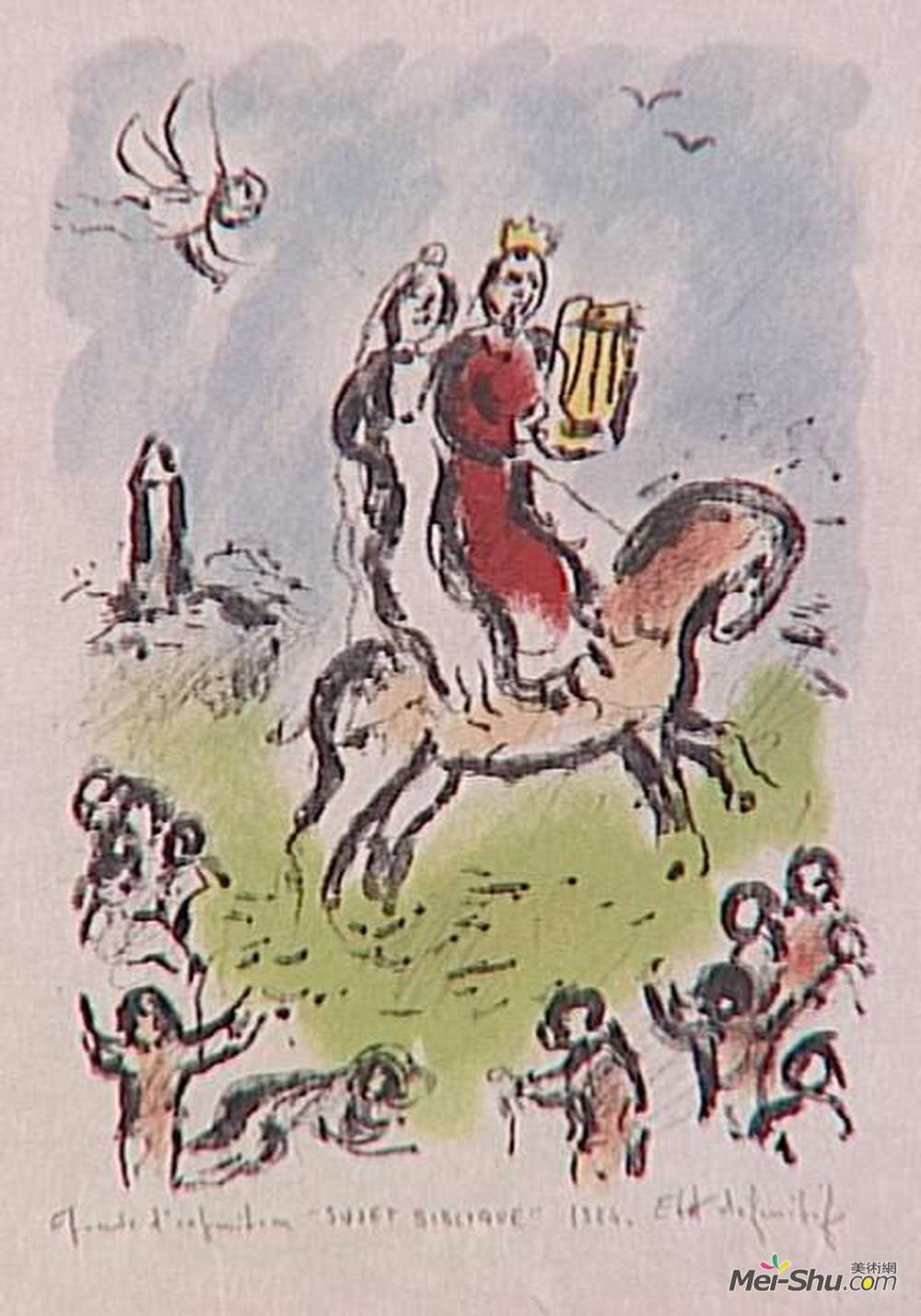 马克·夏加尔(Marc Chagall)高清作品《圣经主题》