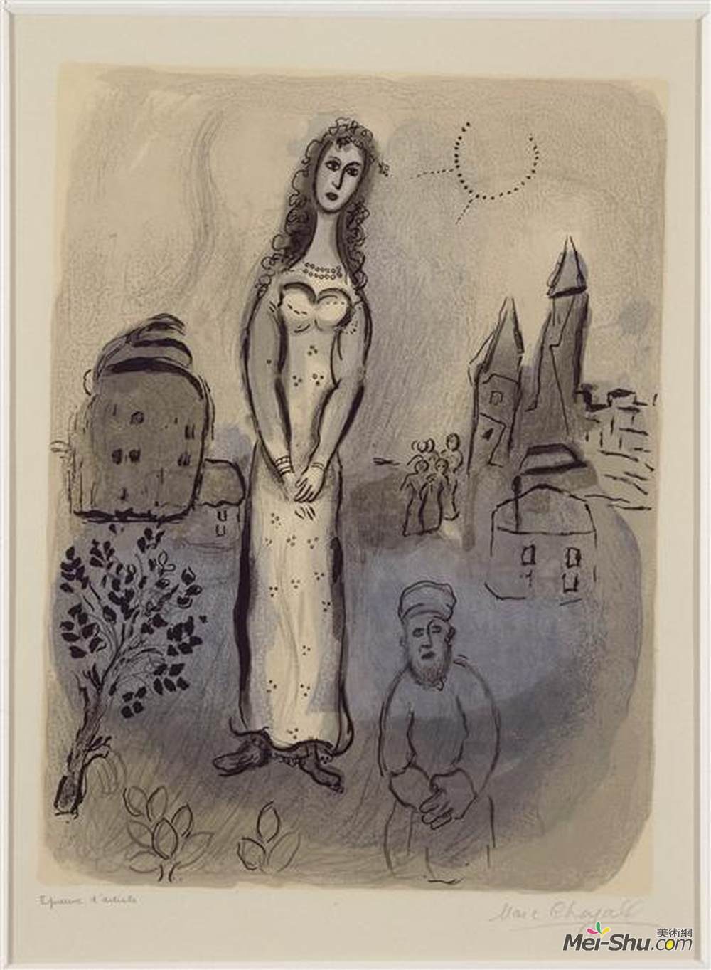 马克·夏加尔(Marc Chagall)高清作品《埃丝特》