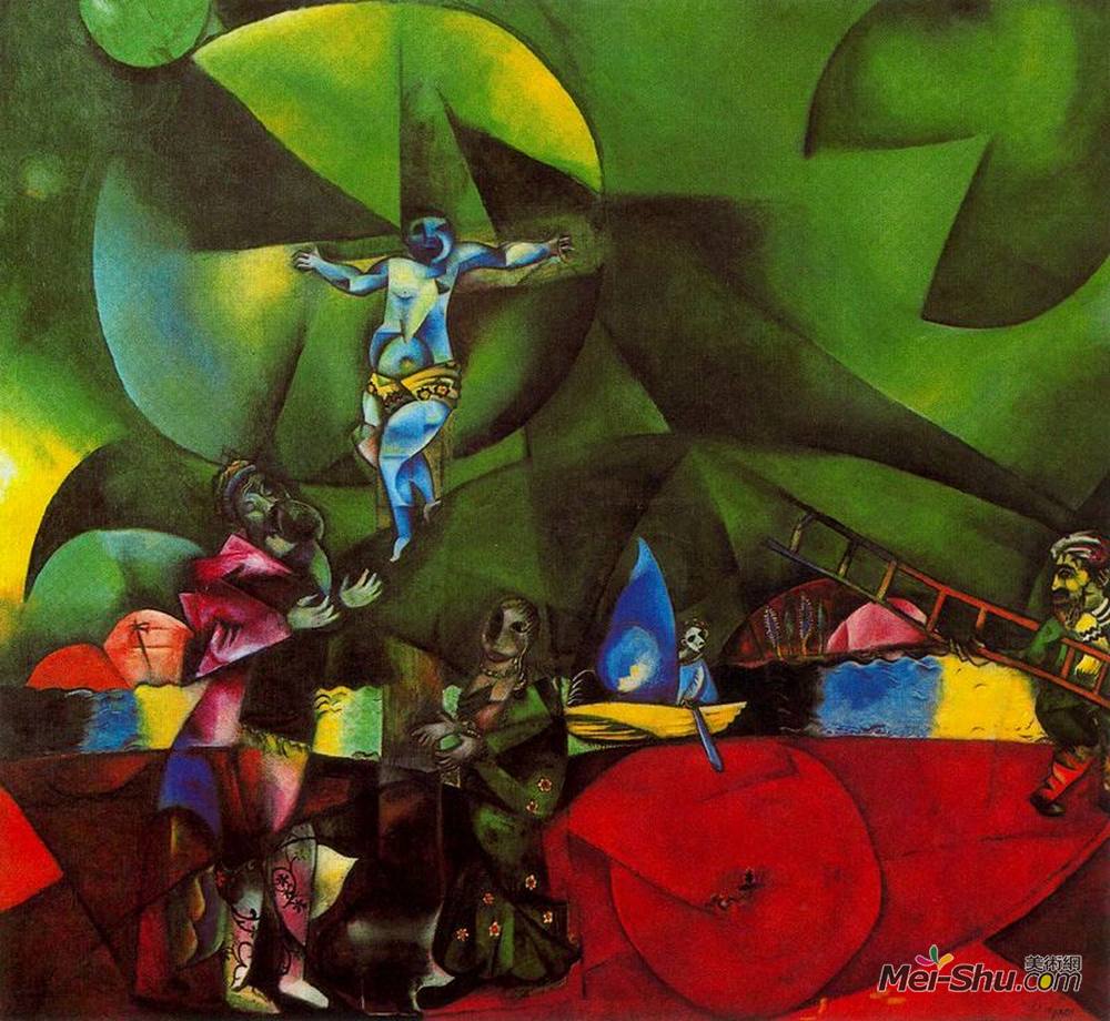 马克·夏加尔(Marc Chagall)高清作品《哥尔达》