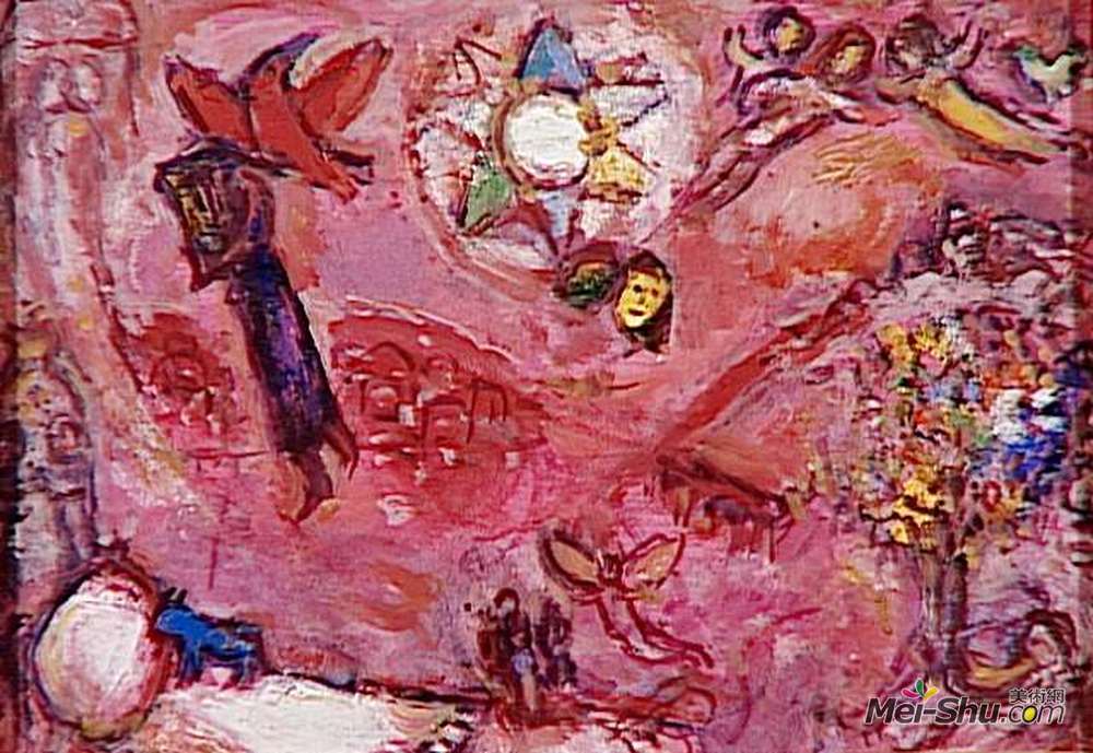 马克·夏加尔(Marc Chagall)高清作品《歌曲之歌》