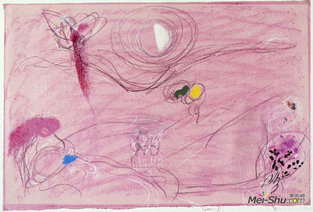 马克·夏加尔(Marc Chagall)高清作品《《诗经》与《诗经》研究》