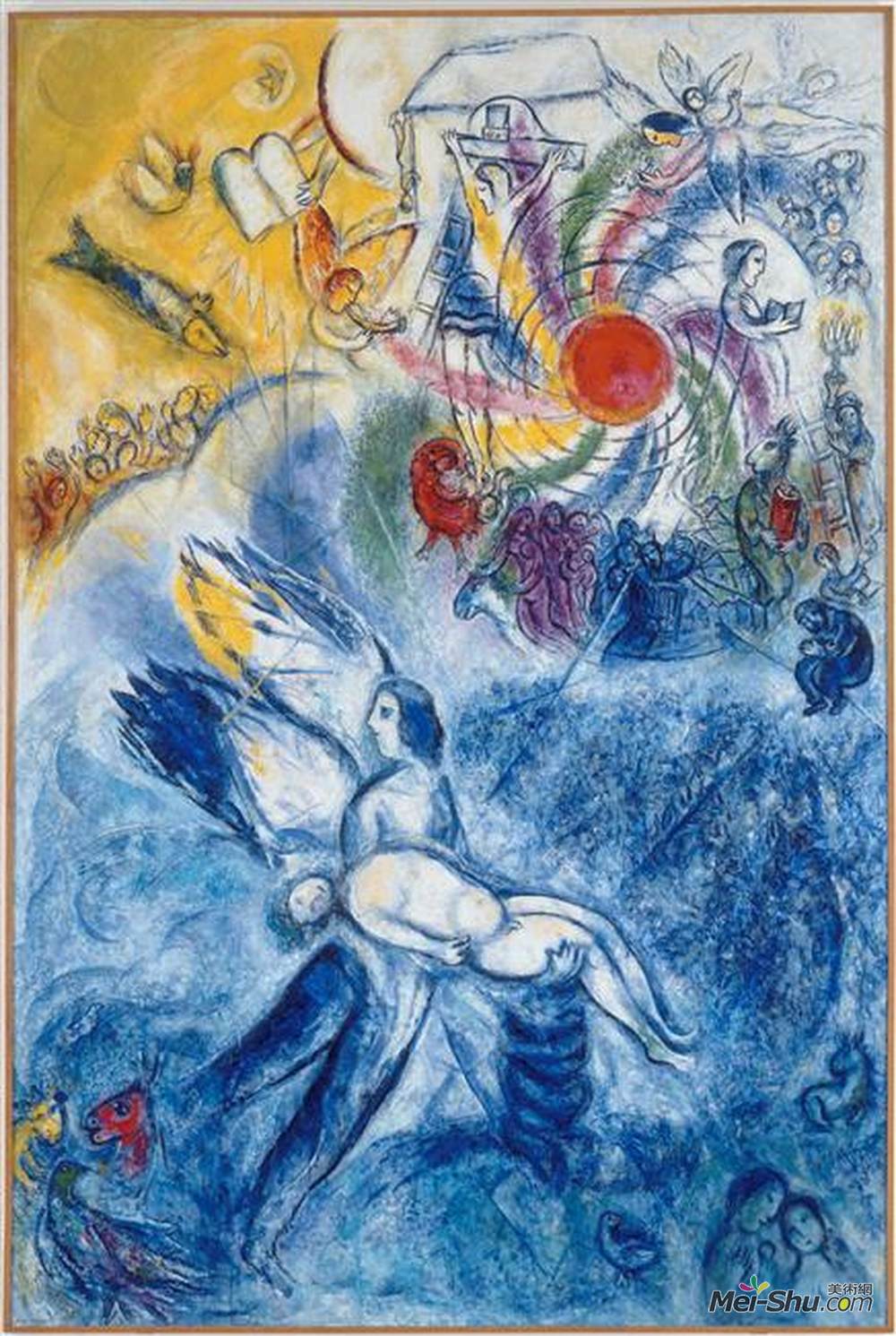 马克·夏加尔(Marc Chagall)高清作品《人的创造》