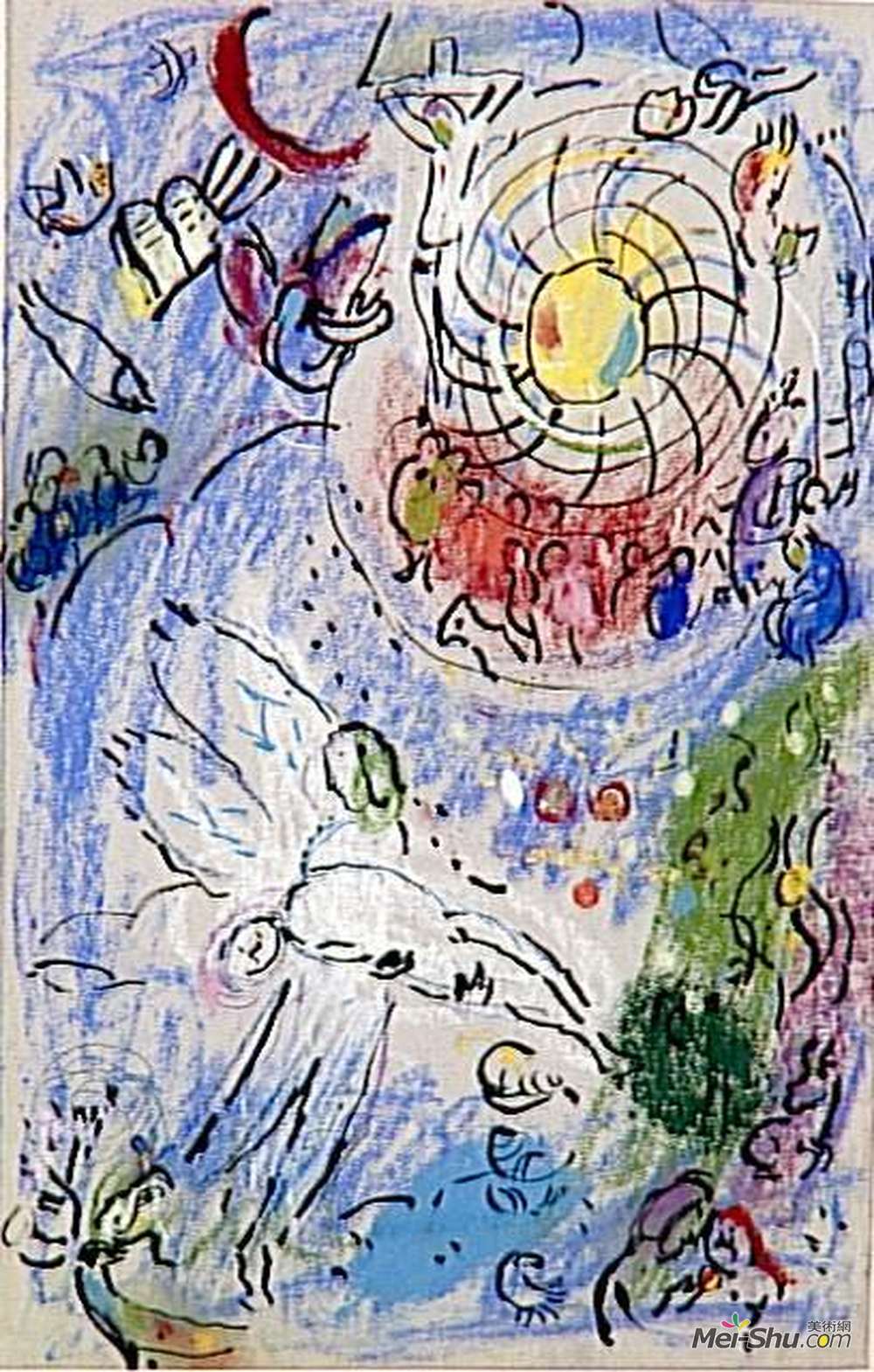马克·夏加尔(Marc Chagall)高清作品《人的创造》