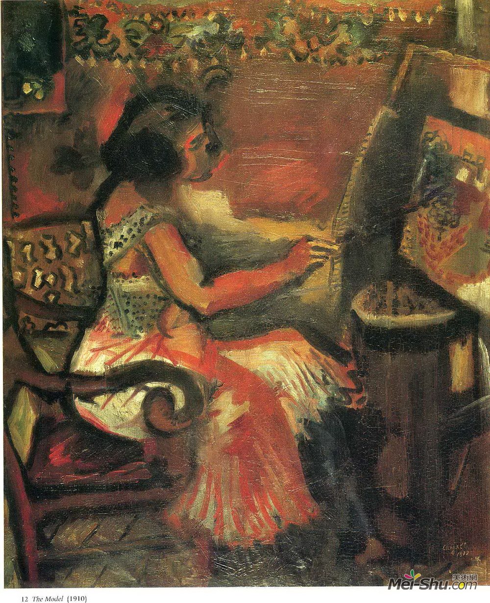 马克·夏加尔(Marc Chagall)高清作品《模型》