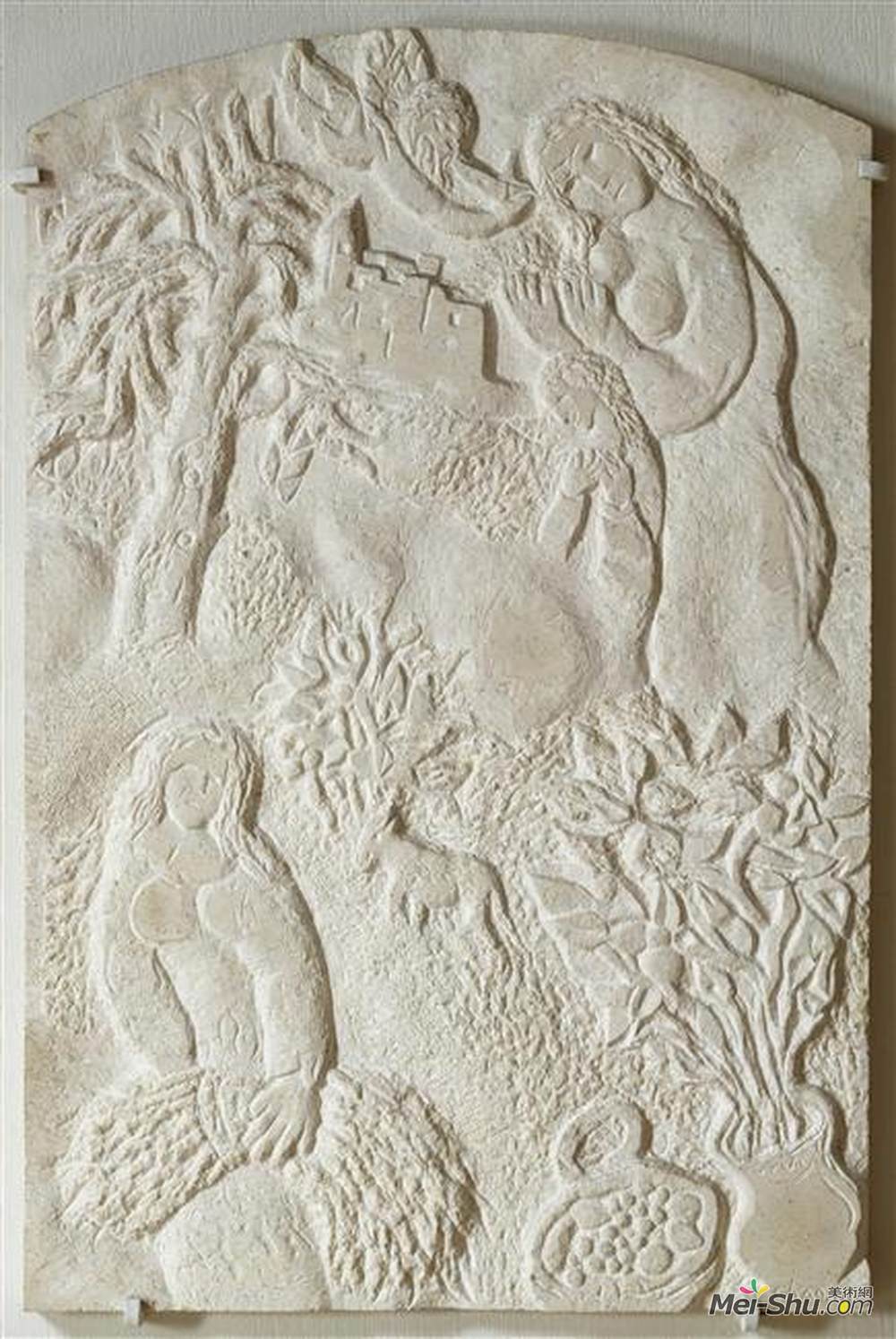 马克·夏加尔(Marc Chagall)高清作品《圣经女人，莎拉和丽贝卡》