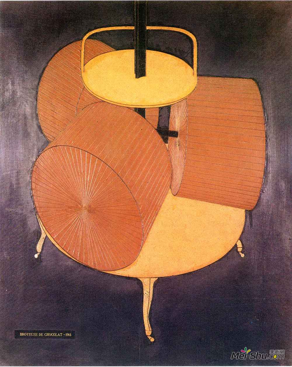 马塞尔·杜尚(Marcel Duchamp)高清作品《巧克力磨床》