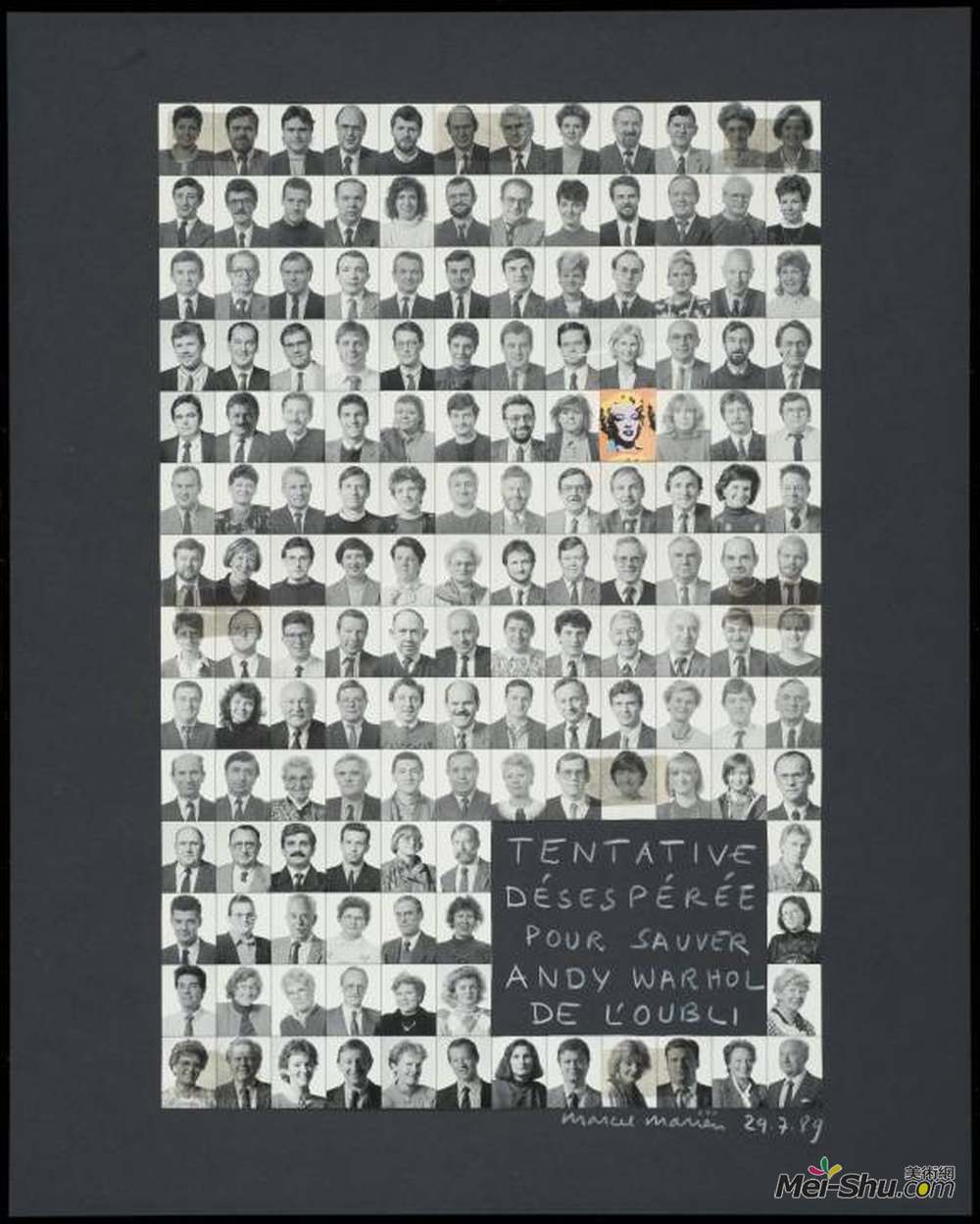 马塞尔马里恩(Marcel Marien)高清作品《为拯救安迪·沃霍尔而不顾一切的绝望尝试》