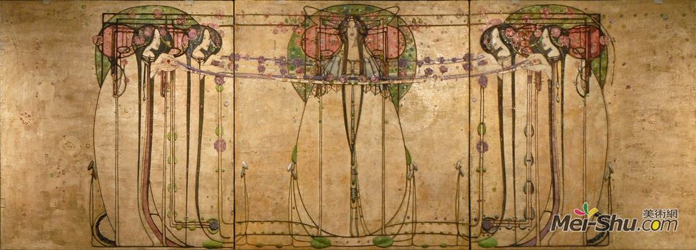 玛格丽特麦克唐纳德(Margaret Macdonald)高清作品《五月女王》