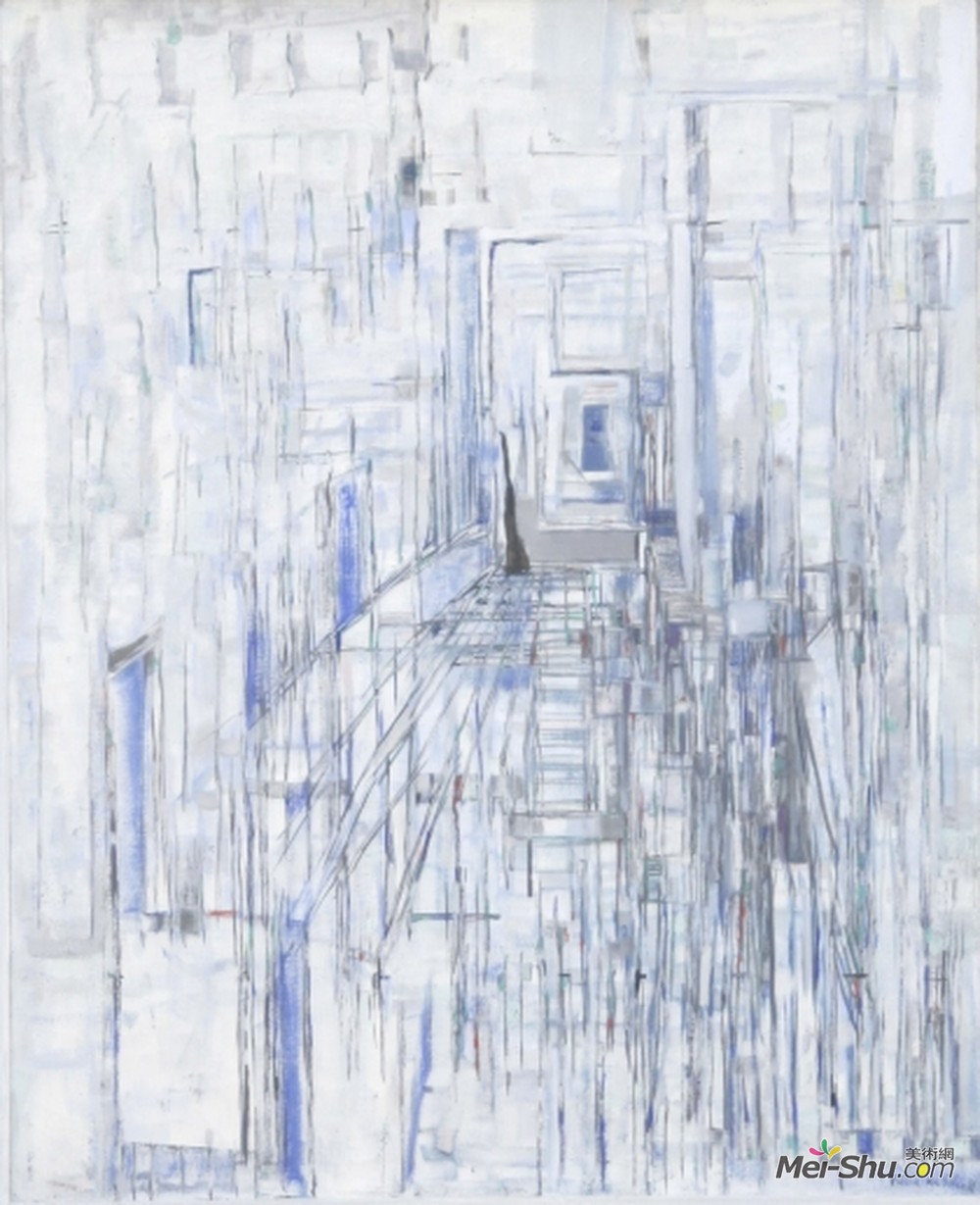 玛丽亚·海伦娜·维埃拉·达·席尔瓦(Maria Helena Vieira da Silva)高清作品《镜子的通过》