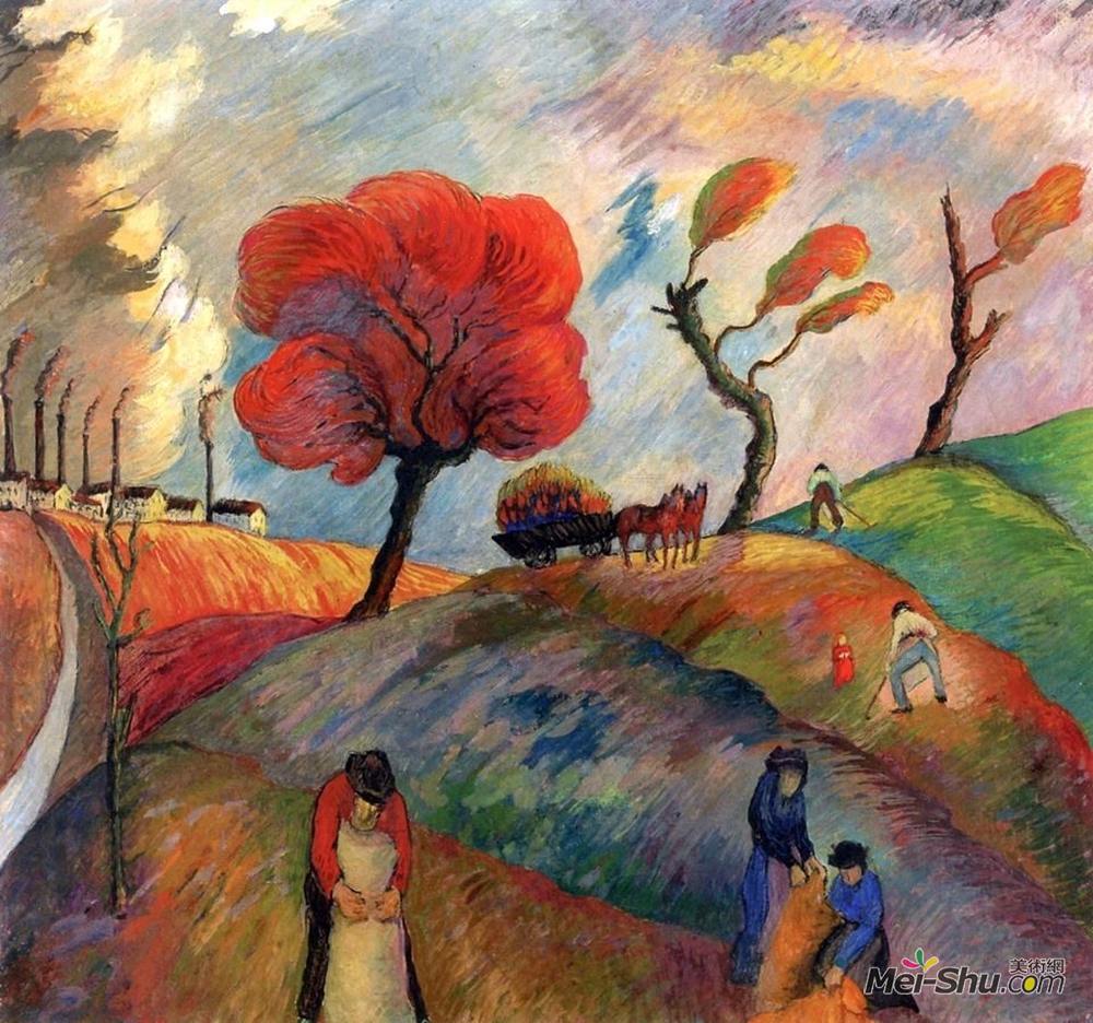 玛丽安冯韦勒金(Marianne von Werefkin)高清作品《Y1Wkh6qFAL8》