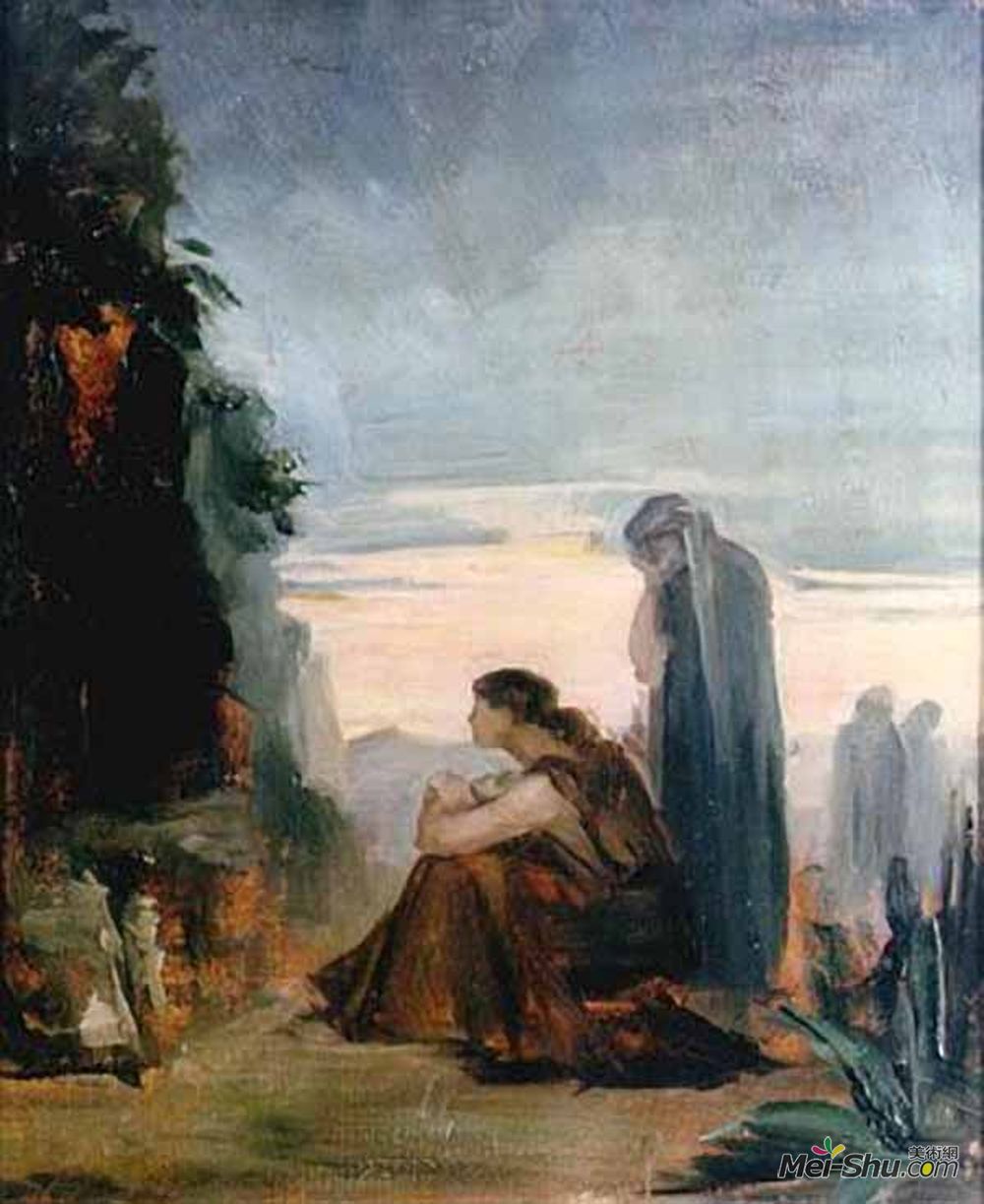 玛丽·巴什基尔采夫(Marie Bashkirtseff)高清作品《没药妇女》