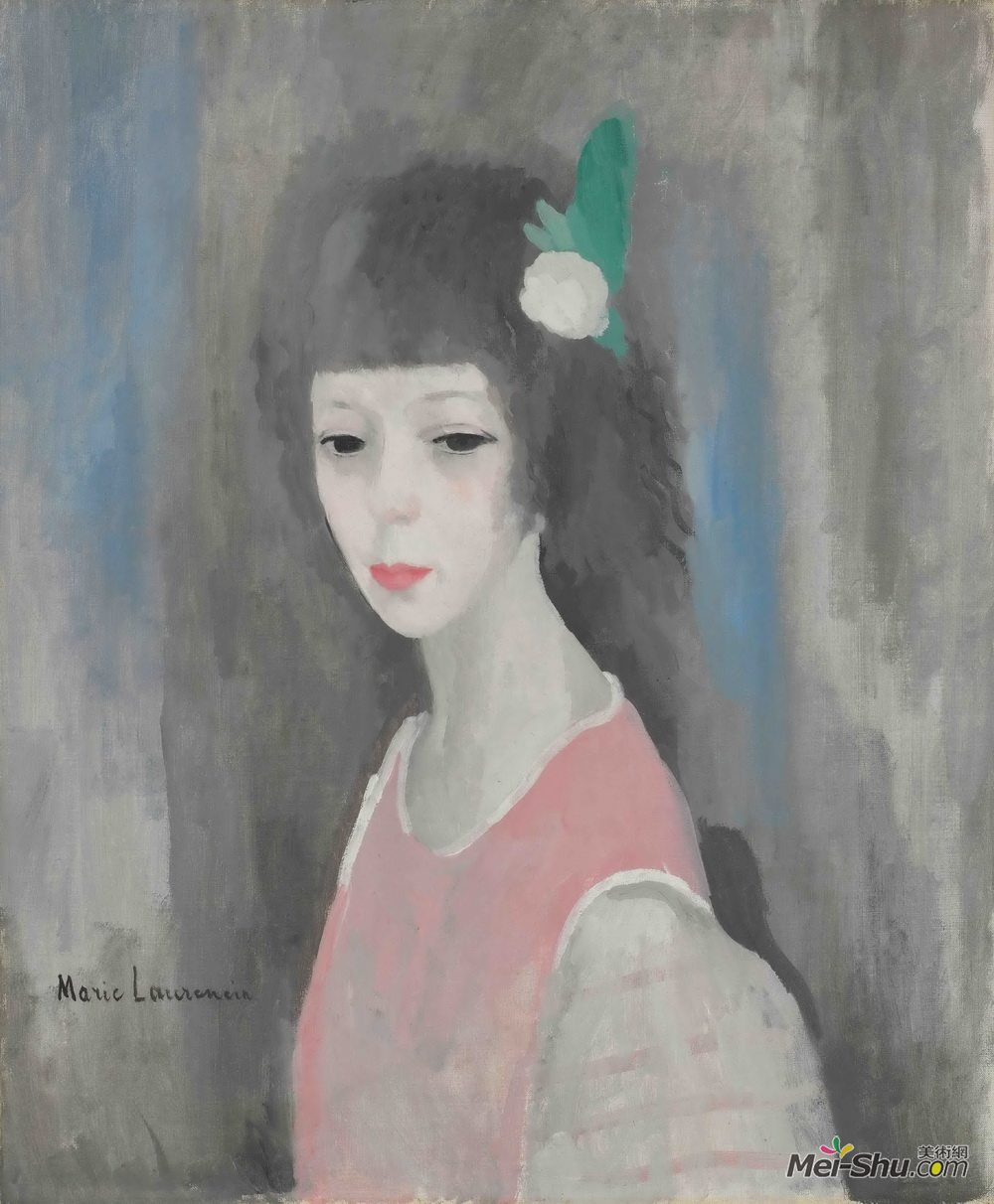 《自画像》丽·罗兰珊(marie laurencin)高清作品欣赏