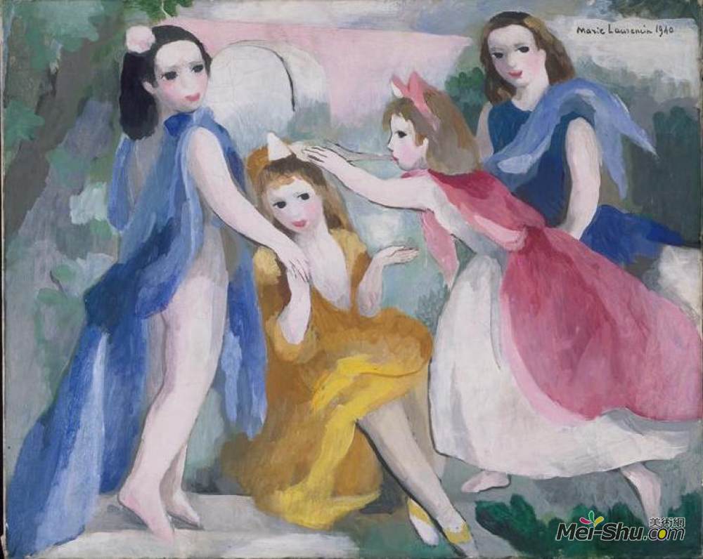 《法兰西岛》丽·罗兰珊(marie laurencin)高清作品欣赏