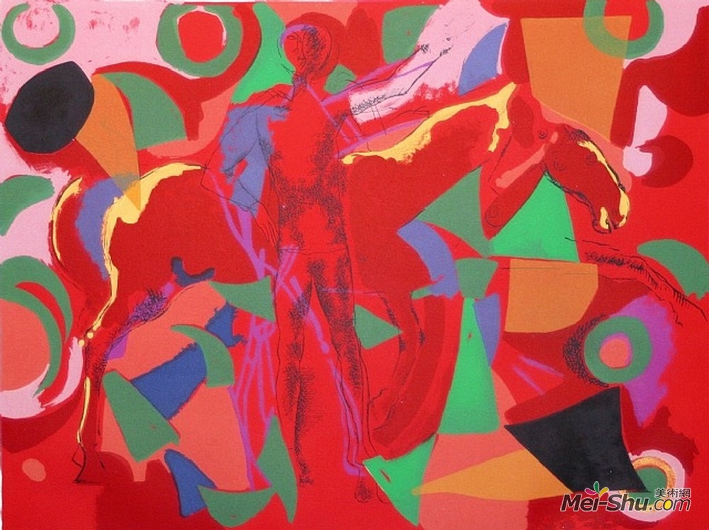马里诺·马里尼(Marino Marini)高清作品《从颜色到形式I》