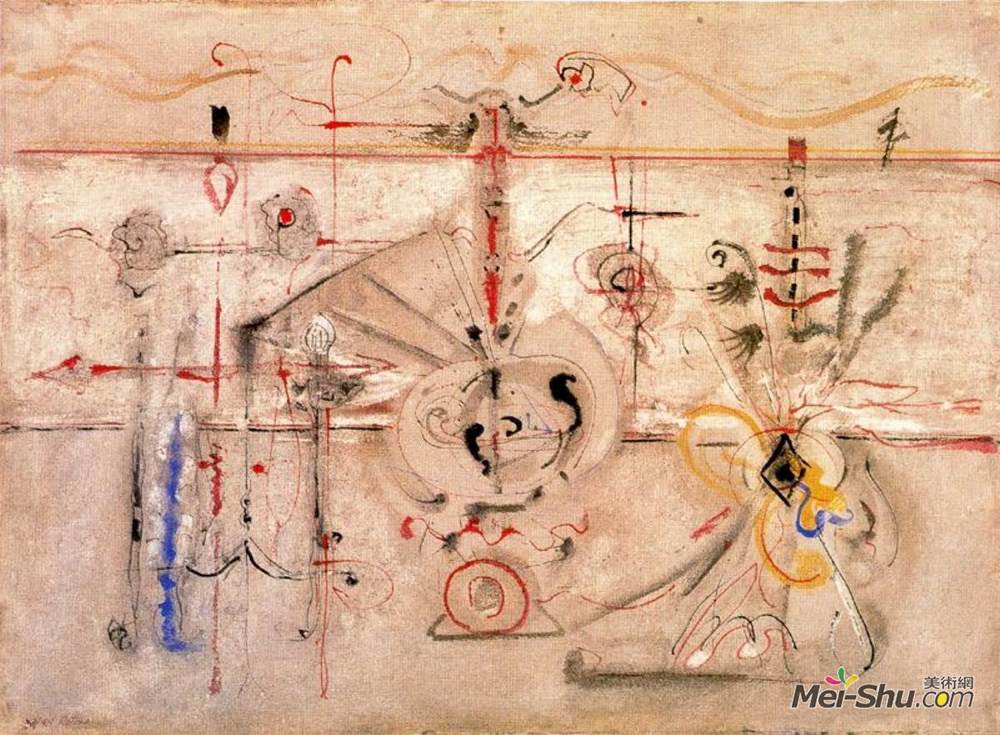 马克·罗斯科(Mark Rothko)高清作品《古代偶像》