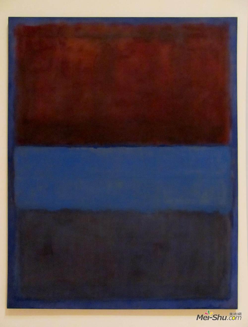 马克·罗斯科(Mark Rothko)高清作品《61号（锈蓝）》