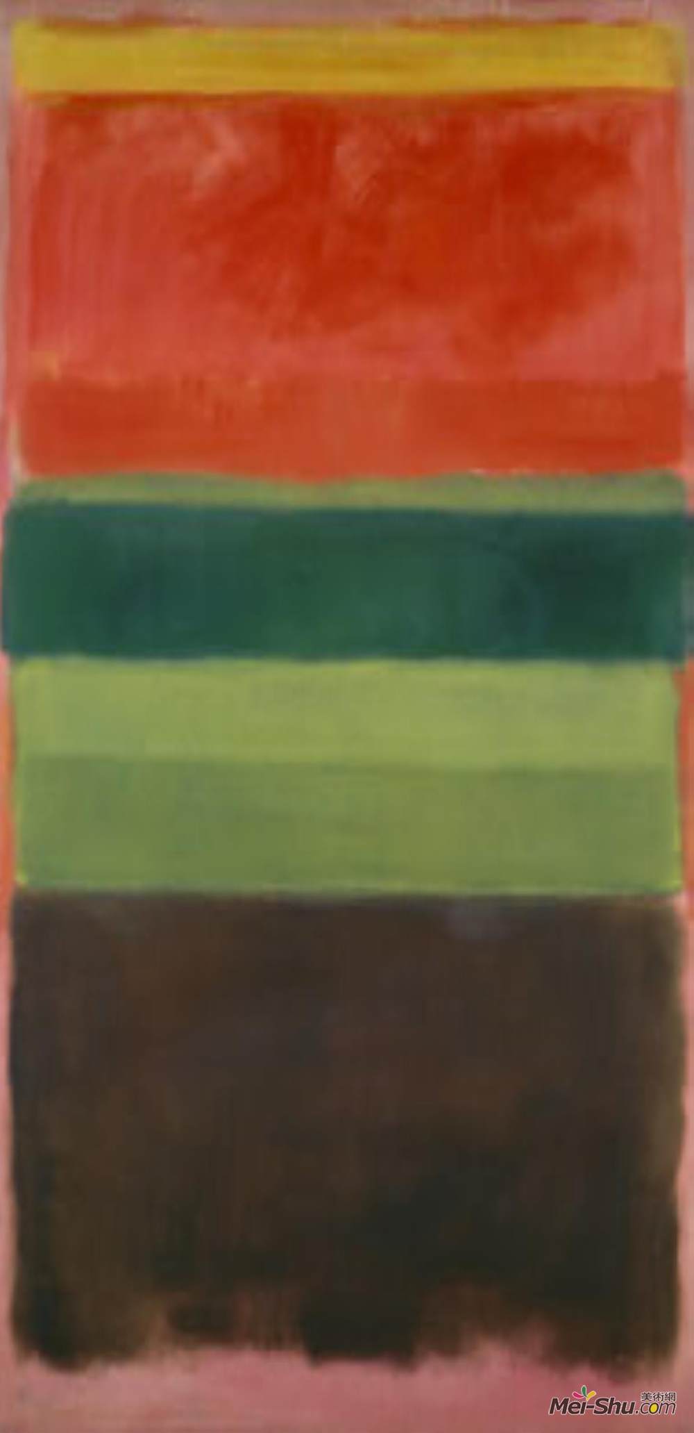 《无题》马克·罗斯科(mark rothko)高清作品欣赏_世界名画_美术网