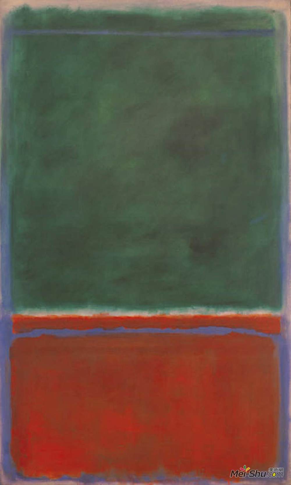 马克·罗斯科(Mark Rothko)高清作品《绿色和栗色》