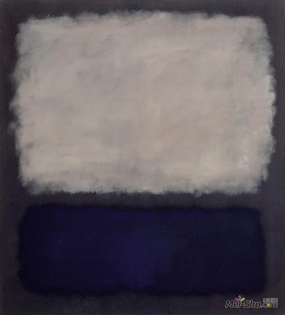 马克·罗斯科(Mark Rothko)高清作品《蓝灰色》