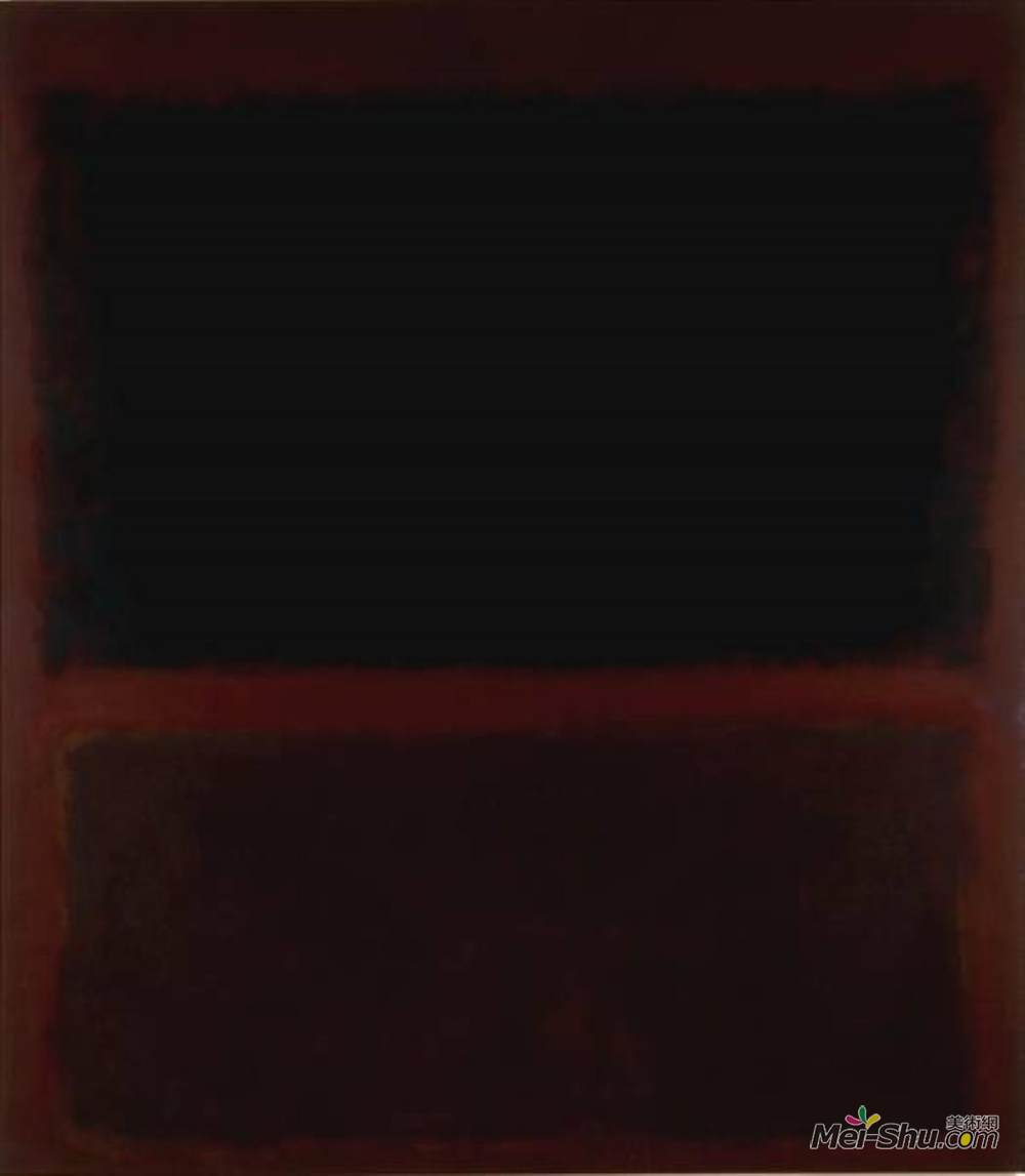 马克·罗斯科(Mark Rothko)高清作品《黑色的黑色赭色》