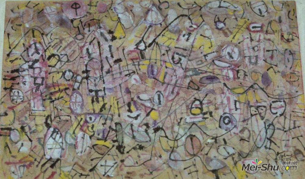 马克·托比(Mark Tobey)高清作品《中国杂货店》