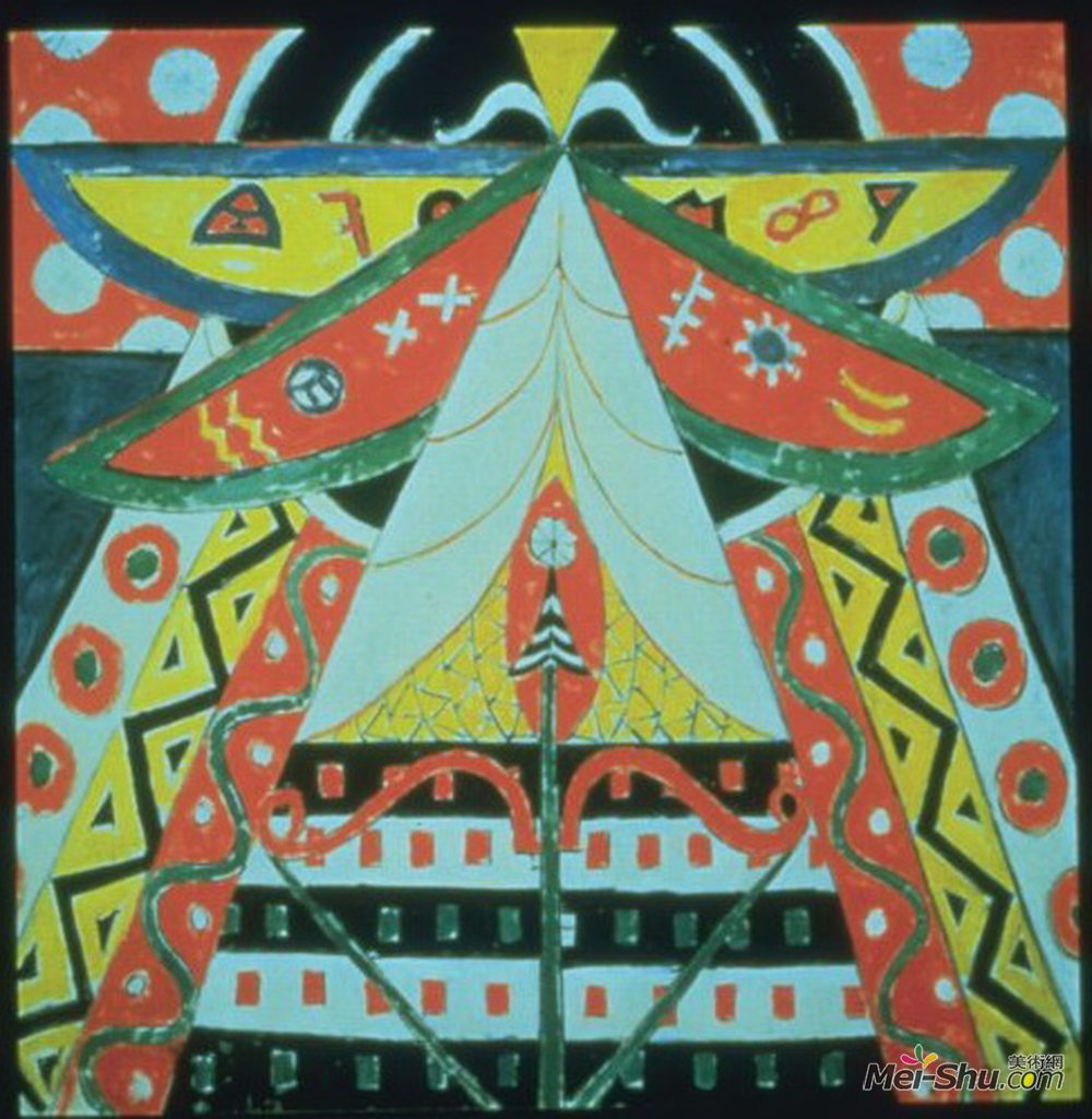 马斯登·哈尔特里(Marsden Hartley)高清作品《第50幅画》