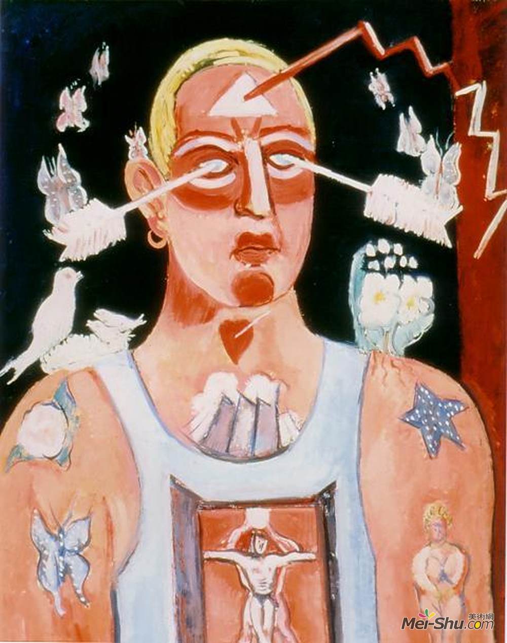 马斯登·哈尔特里(Marsden Hartley)高清作品《持续喜剧》