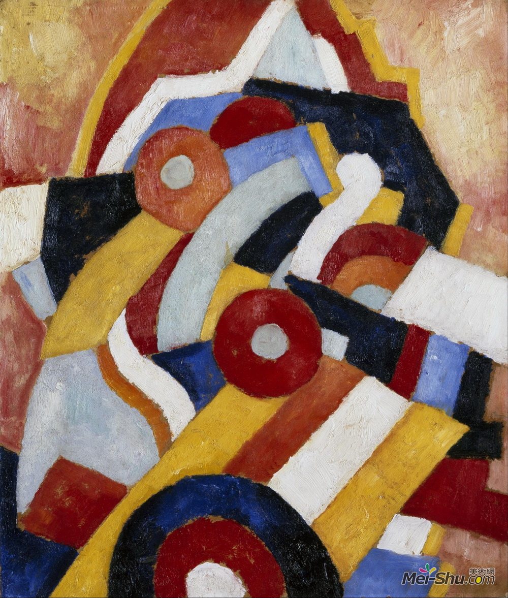 马斯登·哈尔特里(Marsden Hartley)高清作品《抽象化》