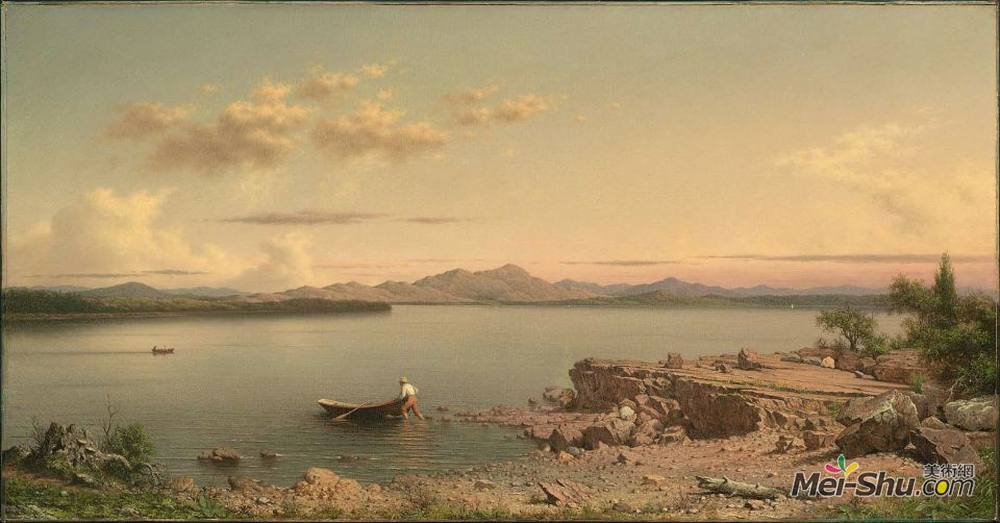 马丁·约翰逊·赫德(Martin Johnson Heade)高清作品《乔治湖》