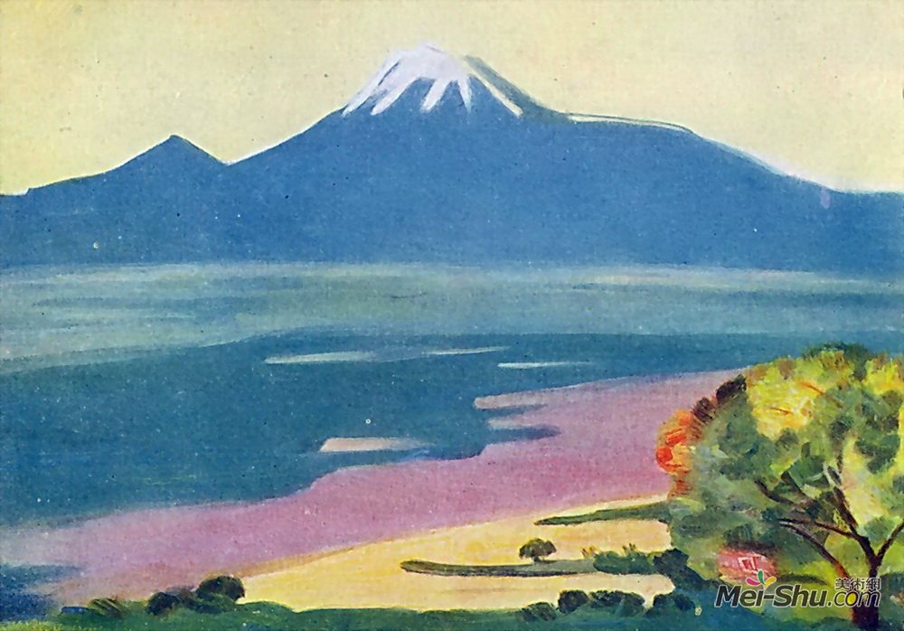 马蒂罗斯(Martiros Sarian)高清作品《Ararat from Byurakan》