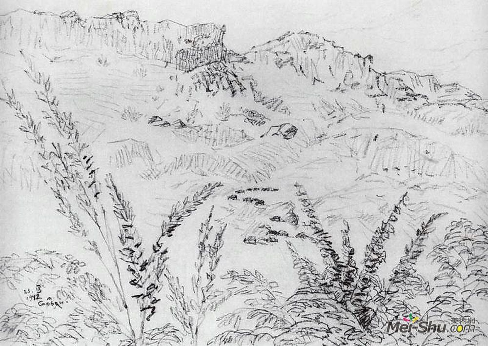 马蒂罗斯(Martiros Sarian)高清作品《阿兹尼》