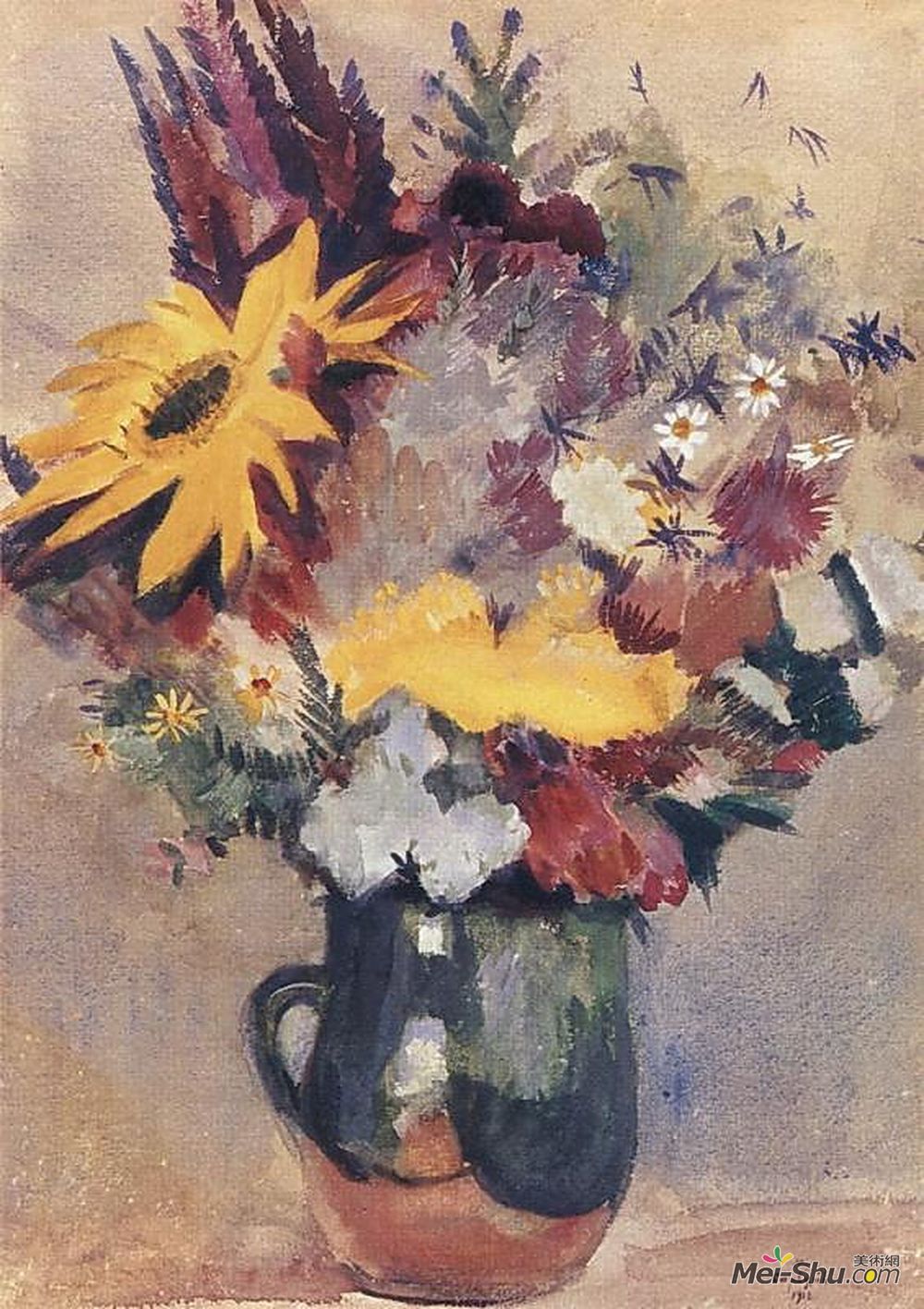 马蒂罗斯(Martiros Sarian)高清作品《花》