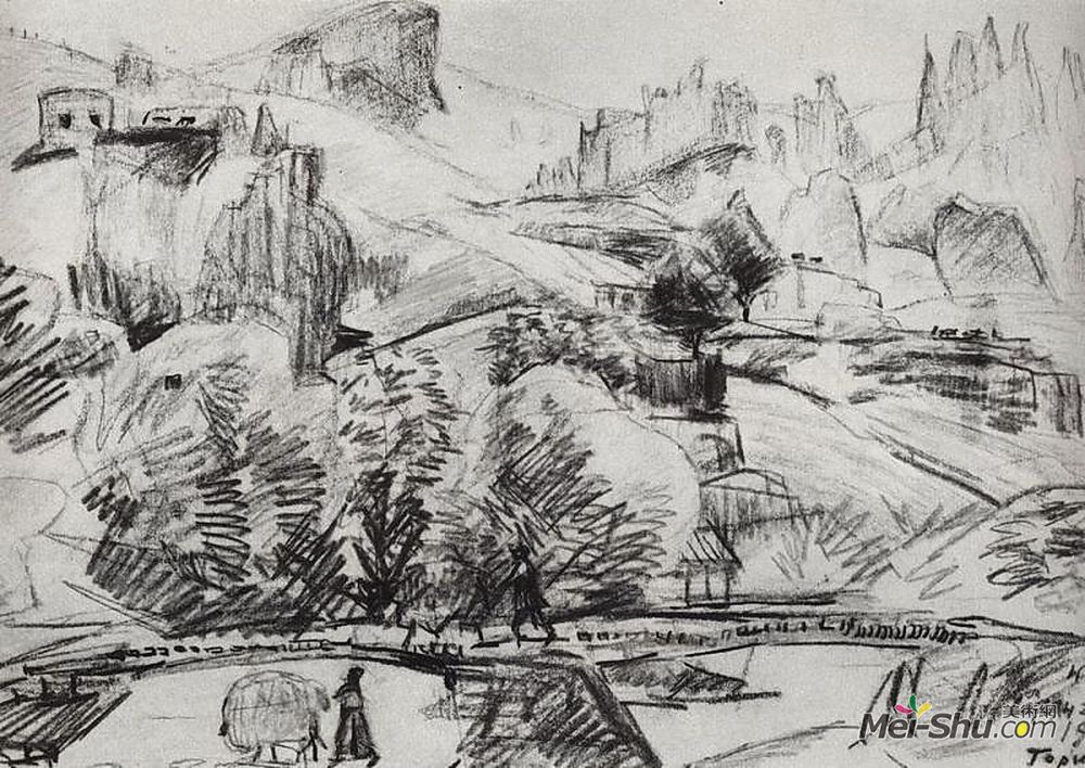 马蒂罗斯(Martiros Sarian)高清作品《戈里斯》