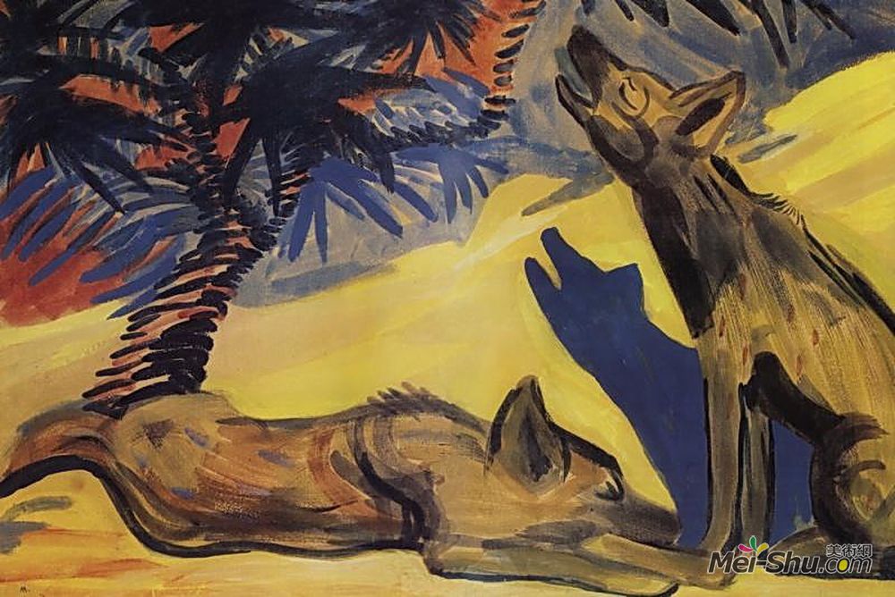 马蒂罗斯(Martiros Sarian)高清作品《鬣狗》