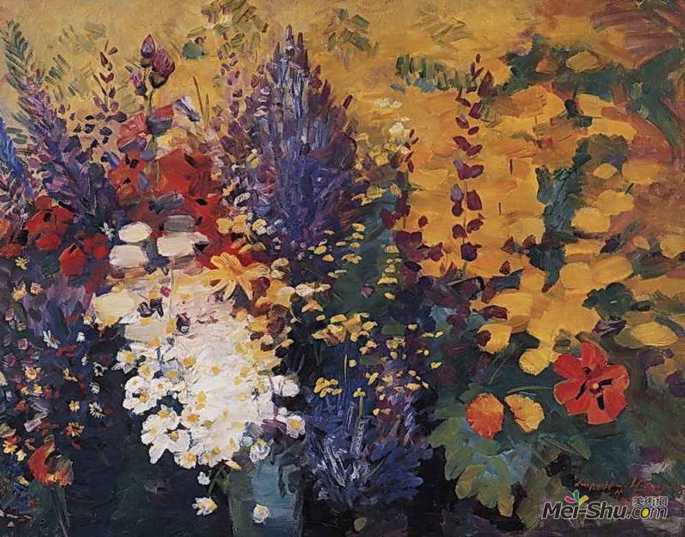 马蒂罗斯(Martiros Sarian)高清作品《五月花》