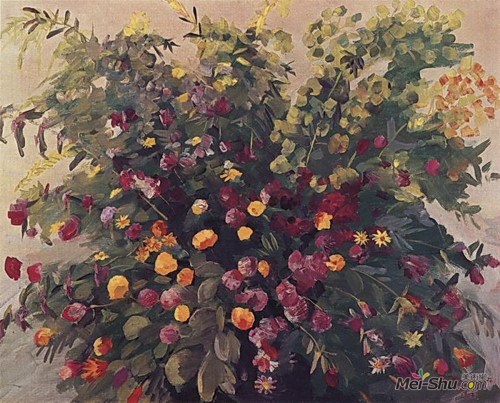 马蒂罗斯(Martiros Sarian)高清作品《春花》