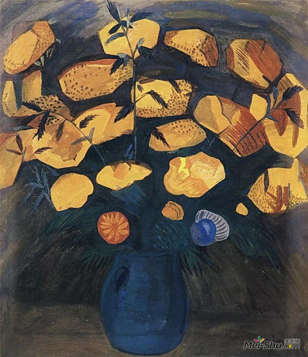 马蒂罗斯(Martiros Sarian)高清作品《黄花》