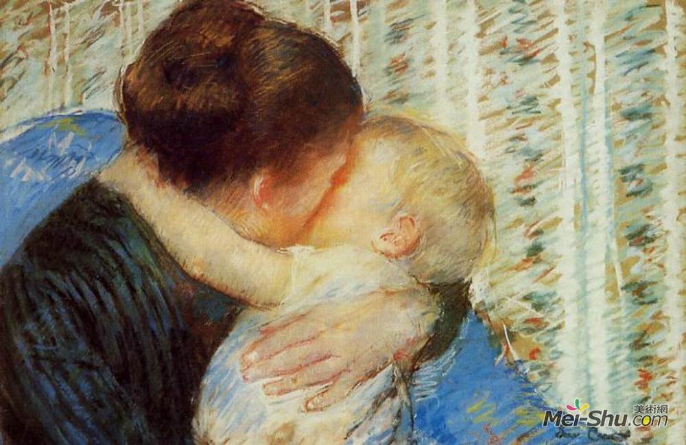 玛丽·卡萨特(Mary Cassatt)高清作品《母子》