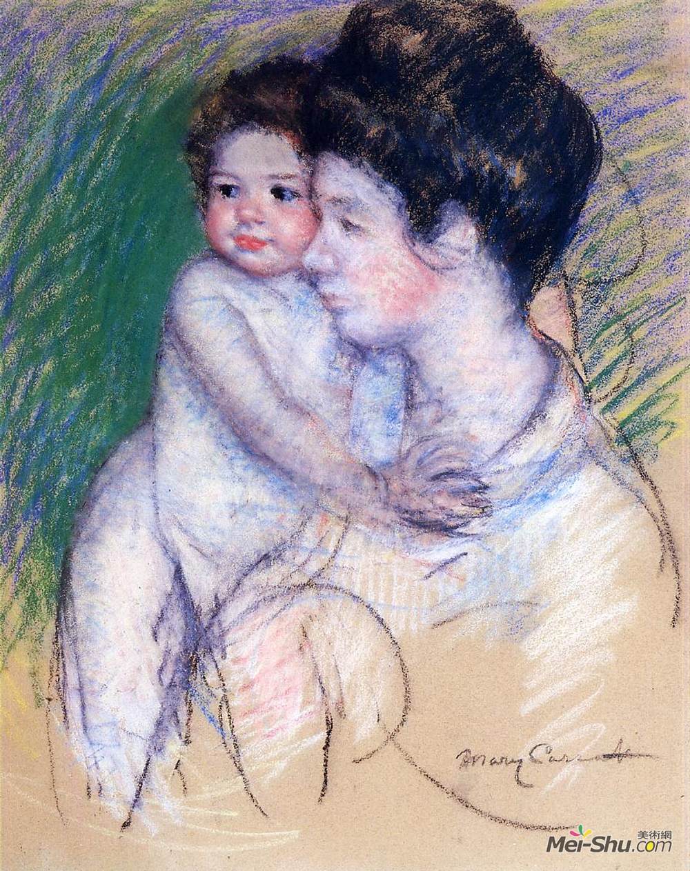 玛丽·卡萨特(Mary Cassatt)高清作品《母性》