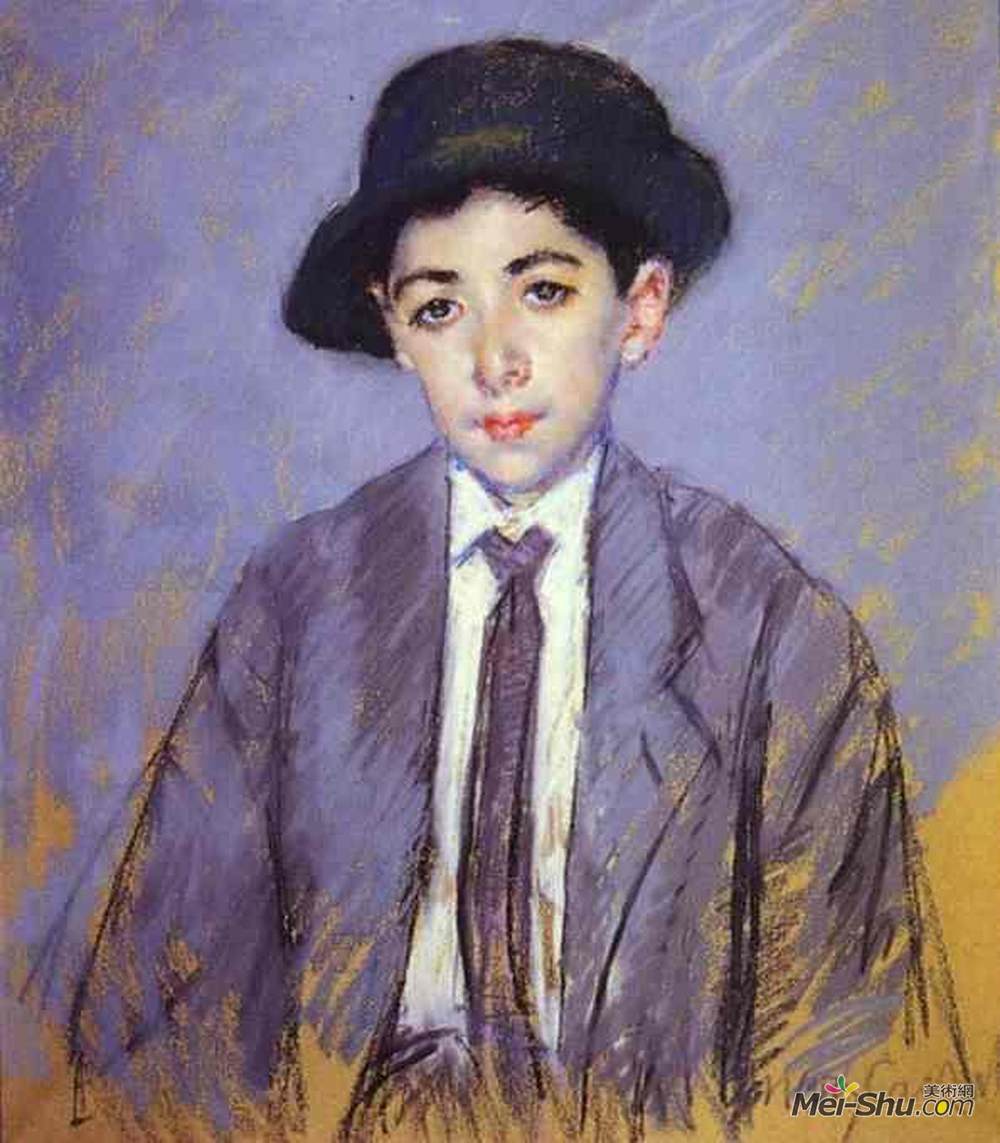 玛丽·卡萨特(Mary Cassatt)高清作品《Portrait of Charles Dikran Kelekian》