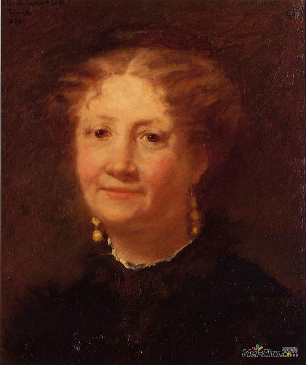 玛丽·卡萨特(Mary Cassatt)高清作品《科迪尔夫人的肖像》